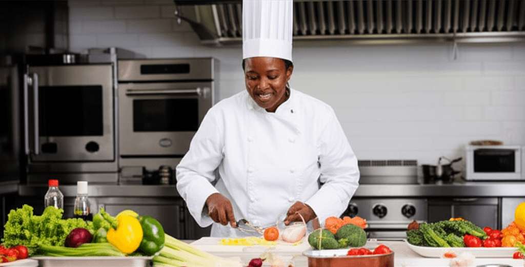 Chef cooking